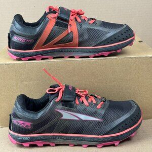 Altra King MT 2.0 Trail Running Shoes Women's Size 8.5 (WIDE) Strap Black Pink